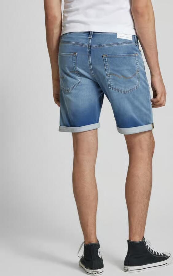 Jack & Jones Short JJIRICK met omslag en knoopsluiting voor de zomer effen regular fit web five-pocket-stijl elastisch - Foto 6