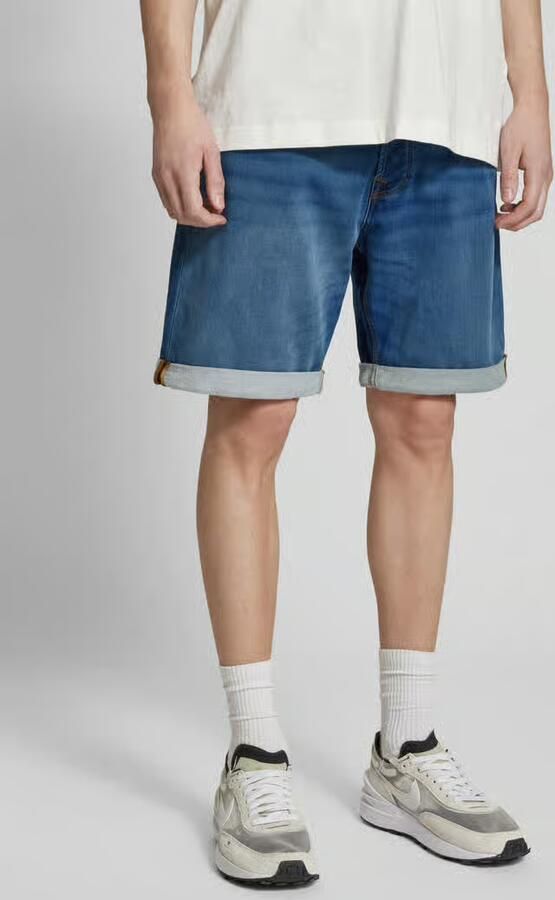 JACK & JONES JEANS INTELLIGENCE JJIRICK JJICON denim regular short blue denim - Foto 10