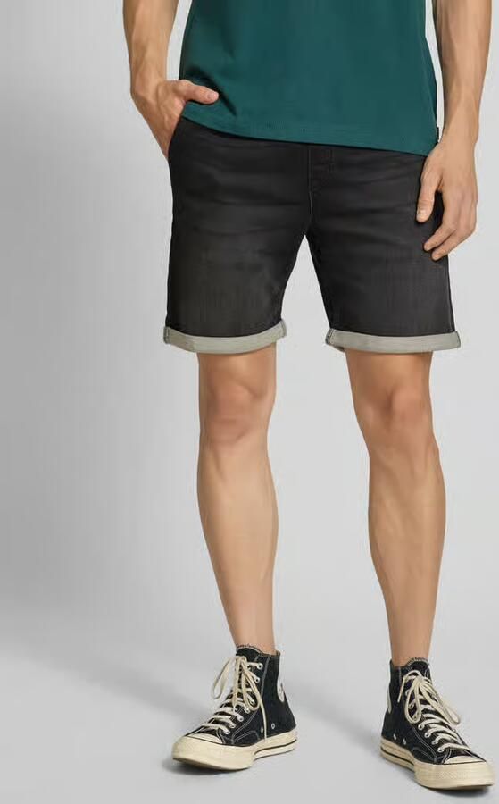 Jack & jones Korte regular fit jeans met elastische band model 'RICK' - Foto 2