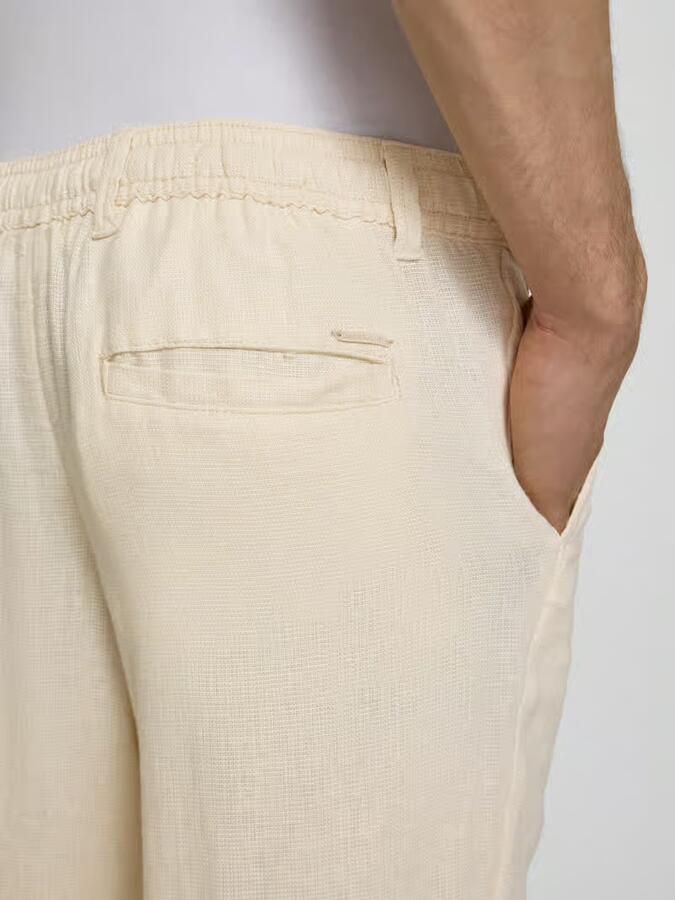 Jack & jones Linnen broek met strikceintuur model 'KARL MYKONOS' - Foto 3