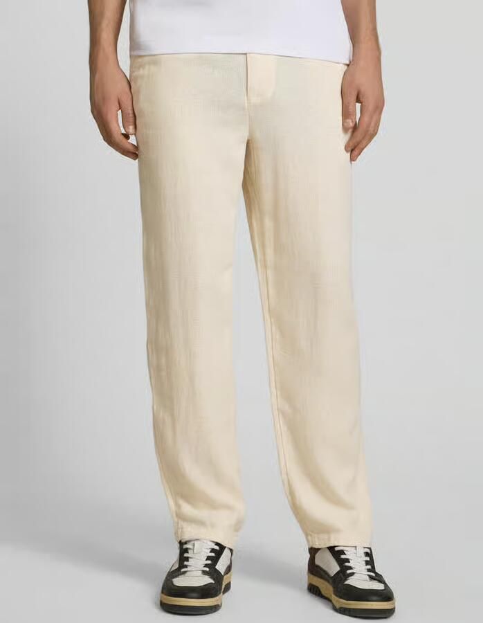 Jack & jones Linnen broek met strikceintuur model 'KARL MYKONOS' - Foto 2