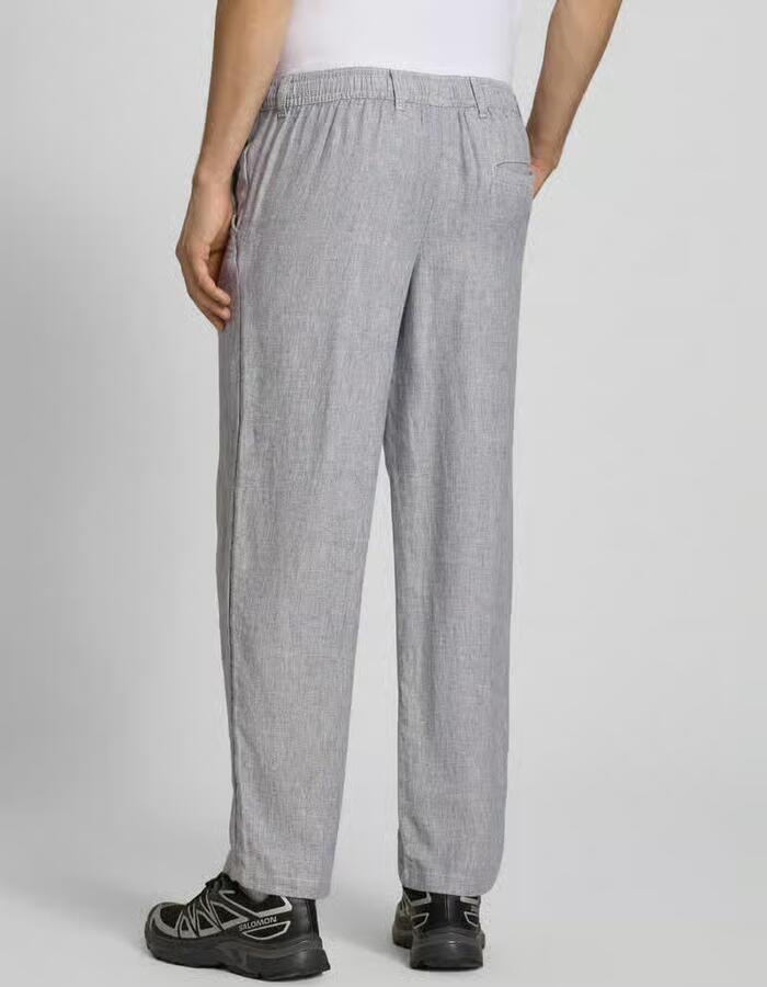 Jack & jones Linnen broek met strikceintuur model 'KARL MYKONOS' - Foto 2