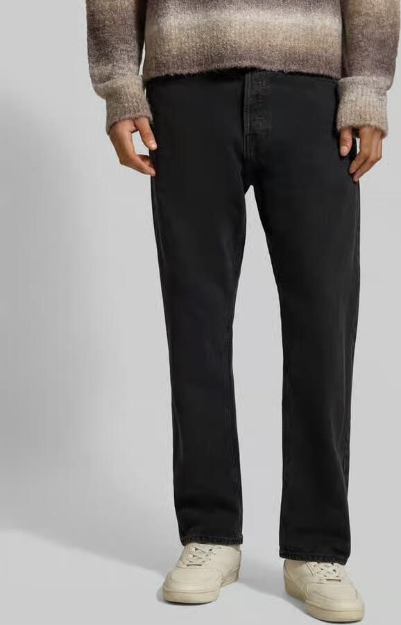 JACK & JONES JEANS INTELLIGENCE JJICHRIS JJORIGINAL relaxed fit jeans black denim - Foto 10