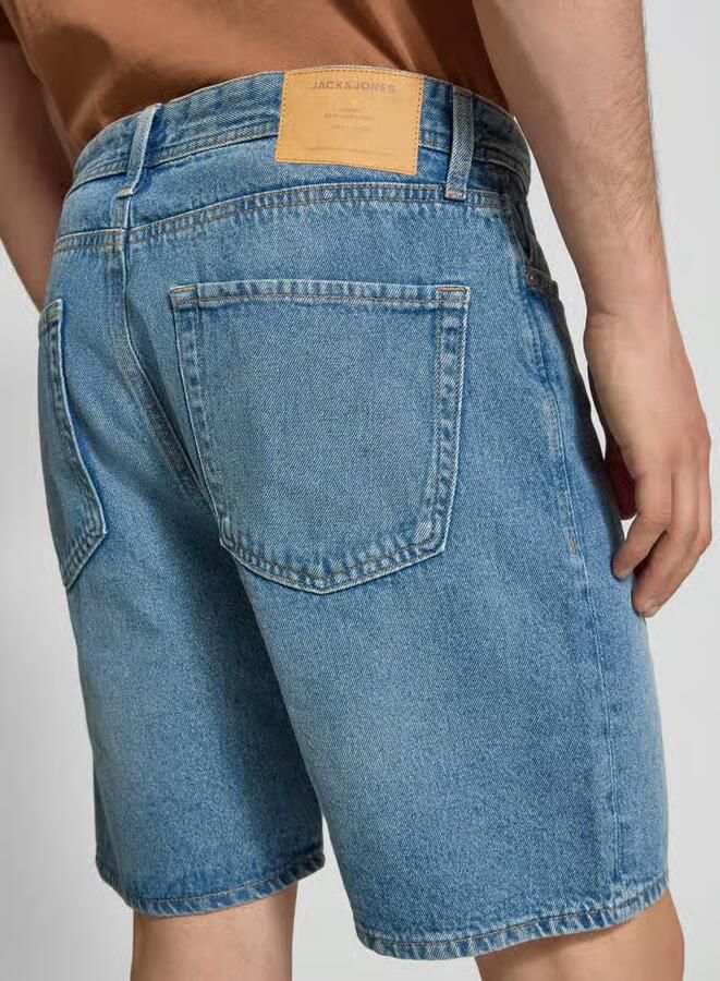 Jack & jones loose fit korte jeans met steekzakken model 'TONY'