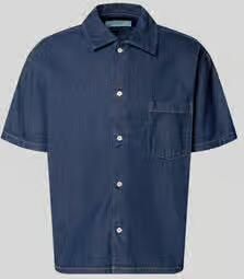 Jack & jones modern fit jeanshemd met borstzak model 'AUSTIN'