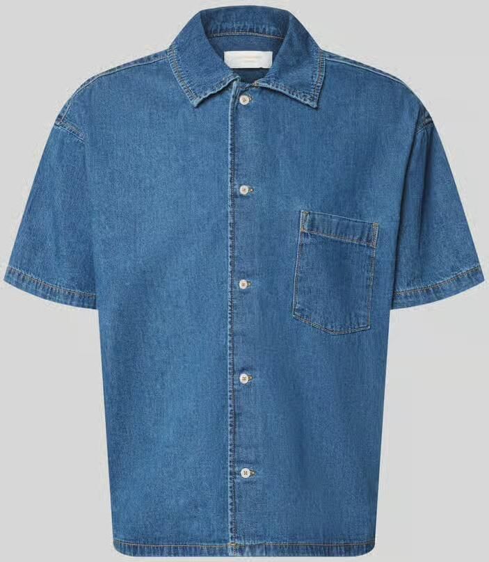 Jack & jones modern fit jeanshemd met borstzak model 'AUSTIN' - Foto 2