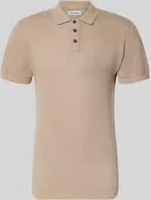 Jack & jones modern fit poloshirt met korte knoopsluiting model 'JESS'