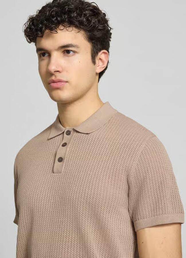 Jack & jones modern fit poloshirt met korte knoopsluiting model 'JESS'