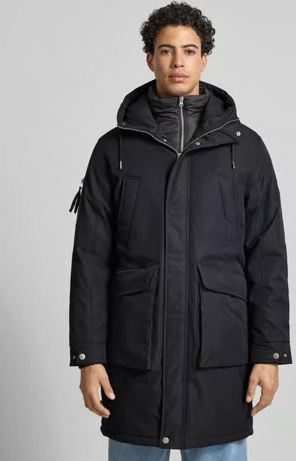 Jack & jones Parka met klepzakken model 'WOOD'