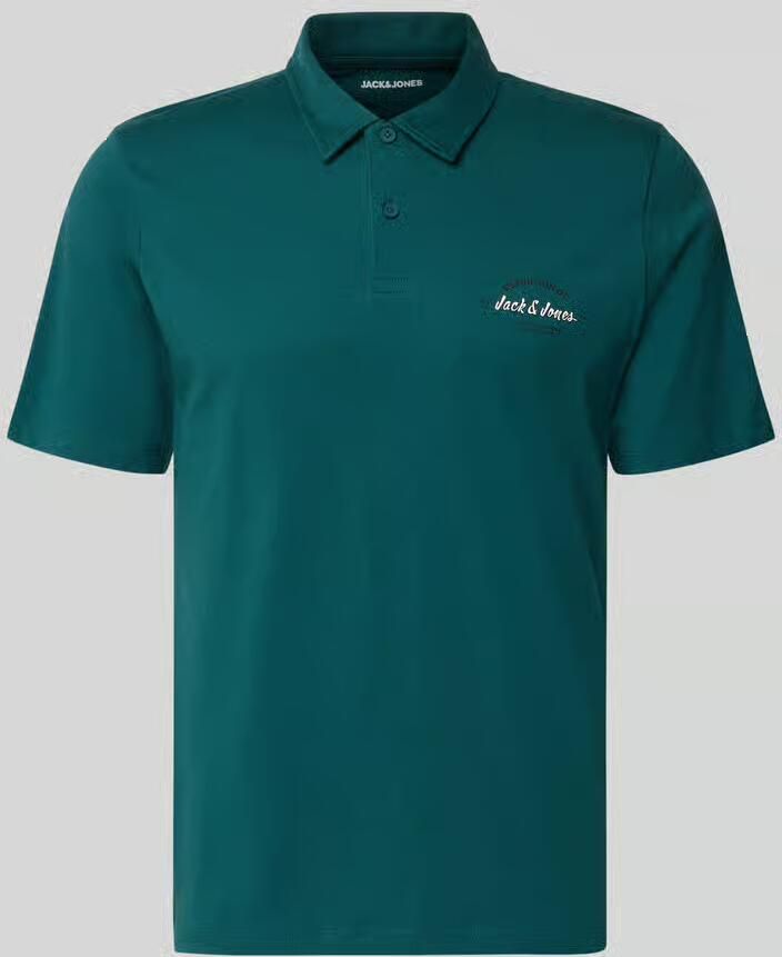 Jack & jones poloshirt met labelprint model 'BRANDON' - Foto 4