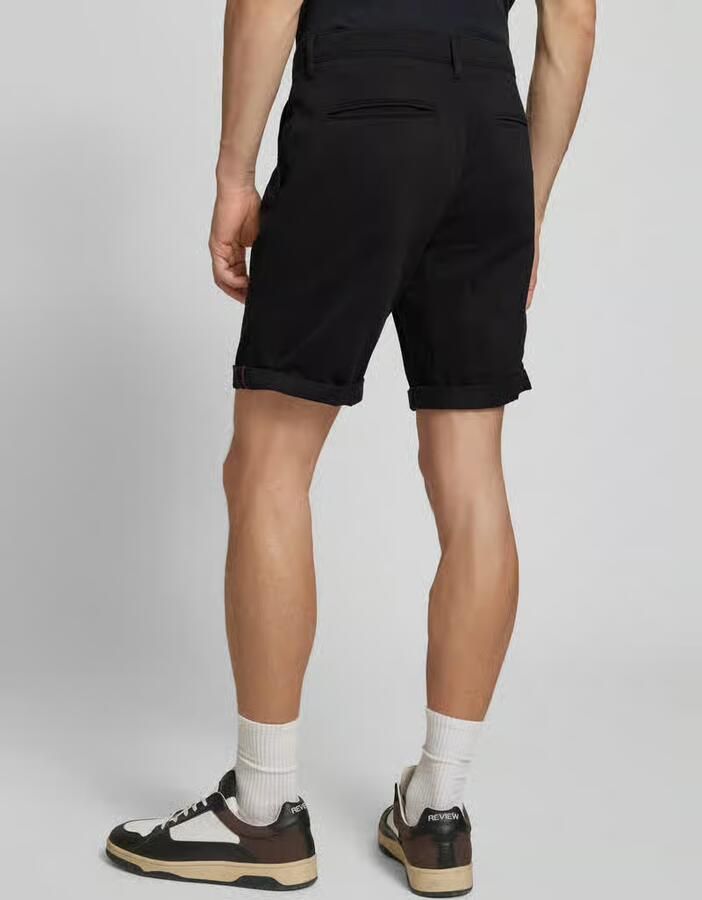 JACK & JONES JEANS INTELLIGENCE regular fit chino short Bowie zwart - Foto 7
