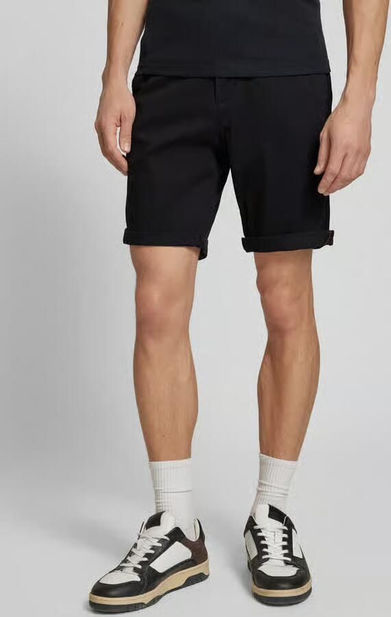 JACK & JONES JEANS INTELLIGENCE regular fit chino short Bowie zwart - Foto 14