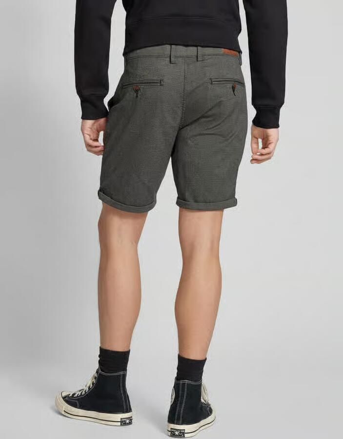 JACK & JONES PANTS STUDIO gemêleerde regular fit short JPSTFURY drizzle - Foto 8