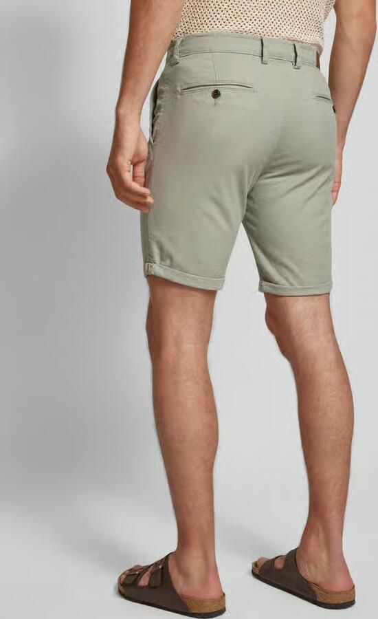 Jack & jones Regular fit bermuda met structuurmotief model 'FURY'