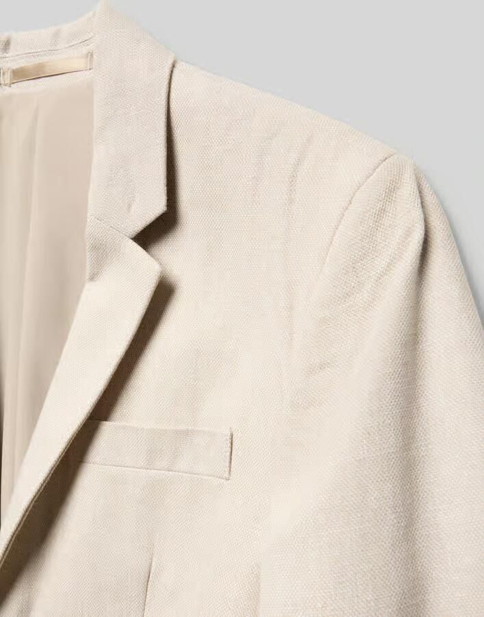 Jack & jones regular fit blazer van mix van katoen en linnen model 'MARTIN'