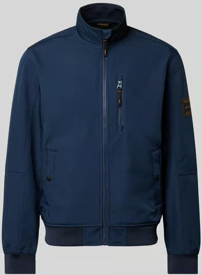Jack & jones Regular fit bomberjack met opstaande kraag model 'Parker'