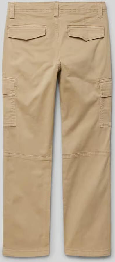 Jack & jones JUNIOR loose fit cargobroek JPSTKANE JJHARLOW beige Jongens Stretchkatoen 134 - Foto 5