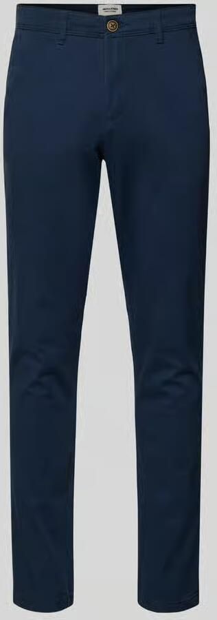 Jack & jones Blauwe Broek met Ritssluiting en Knopen in Katoenmix Blue Heren - Foto 11