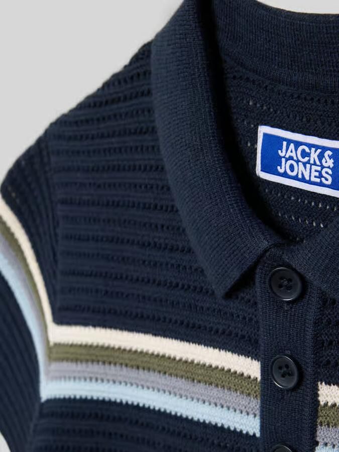 Jack & jones regular fit gebreide poloshirt model 'MAINE' - Foto 3