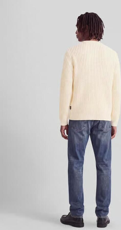 Jack & jones Regular fit gebreide pullover van katoenmix model 'AXON' - Foto 5