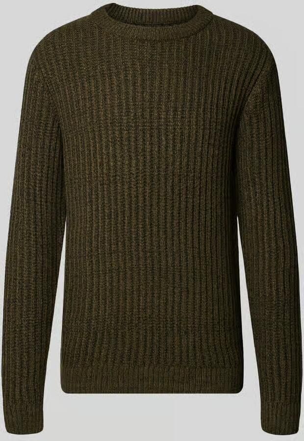 Jack & jones Regular fit gebreide pullover van katoenmix model 'AXON' - Foto 3
