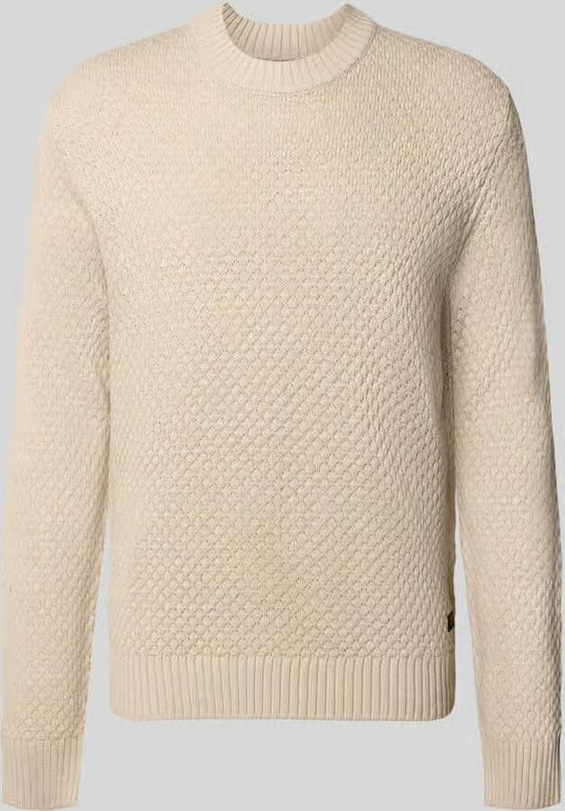 Jack & jones Regular fit gebreide pullover van katoenmix model 'BLAKE' - Foto 4