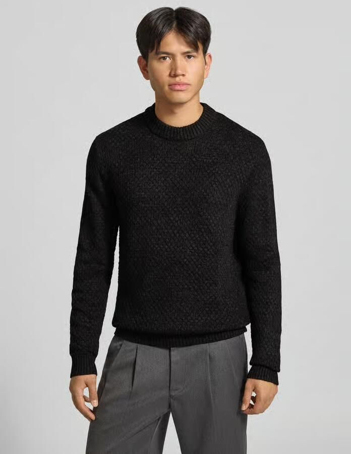 Jack & jones Regular fit gebreide pullover van katoenmix model 'BLAKE' - Foto 2