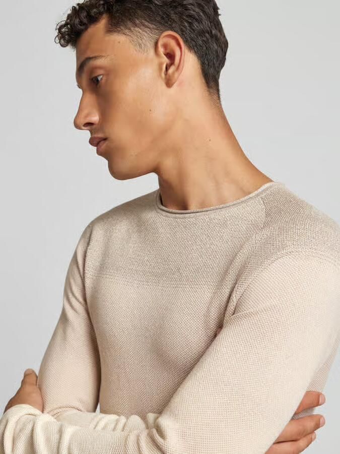 Jack & Jones Trui met ronde hals JJEHILL Effen trui met aangenaam draagcomfort - Foto 2