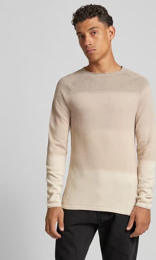 Jack & Jones Trui met ronde hals JJEHILL Effen trui met aangenaam draagcomfort - Foto 5