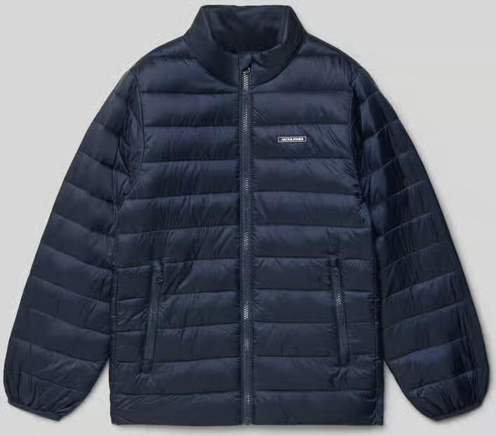 Jack & jones Regular fit gewatteerd jack met logodetail model 'Louis'