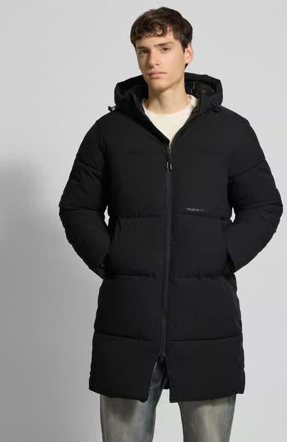 Jack & jones Regular fit gewatteerde lange jas met capuchon model 'Jorvester' - Foto 2