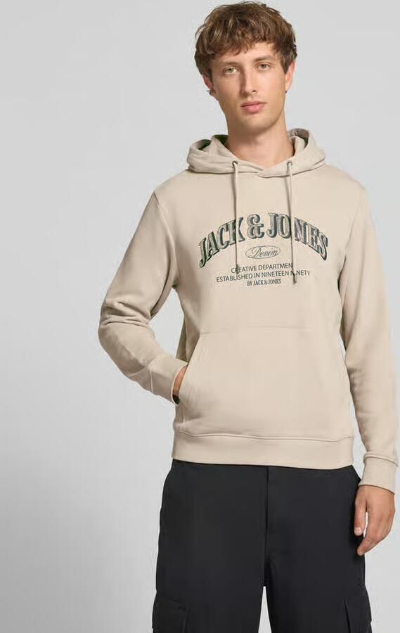 Jack & jones Regular fit hoodie van katoenmix model 'Denver' - Foto 3