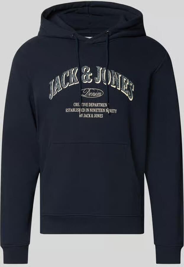 Jack & jones Regular fit hoodie van katoenmix model 'Denver' - Foto 2