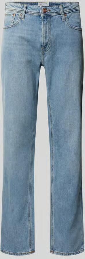 Jack & Jones Regular fit jeans JJICLARK in used-look stretchcomfort en lage taille - Foto 4