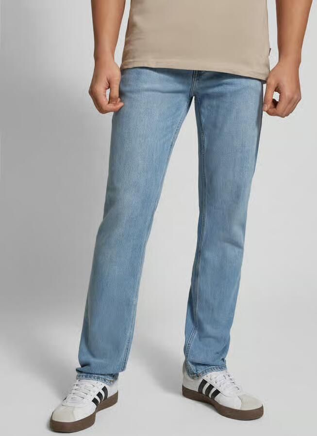 Jack & Jones Regular fit jeans JJICLARK in used-look stretchcomfort en lage taille - Foto 4