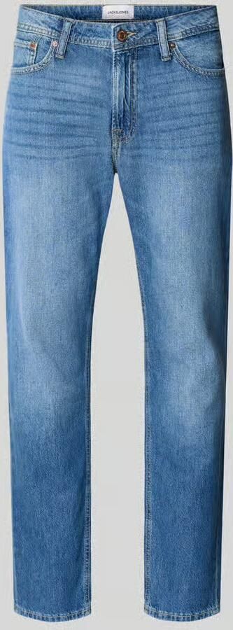 JACK & JONES JEANS INTELLIGENCE JJICLARK JJORIGINAL regular fit jeans mid blue - Foto 4
