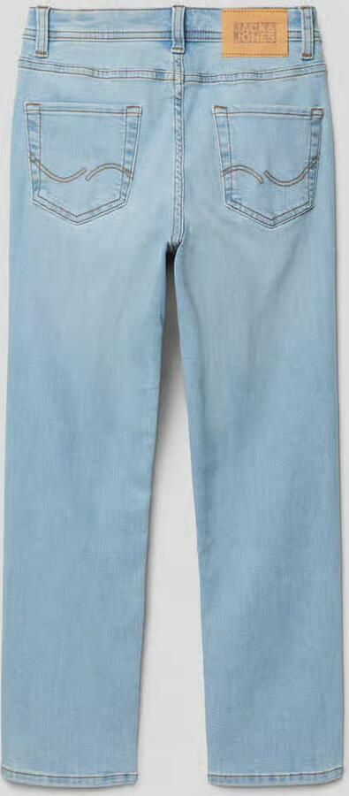Jack & jones JUNIOR regular fit jeans JJICLARK light blue denim Blauw Jongens Stretchdenim 140 - Foto 4