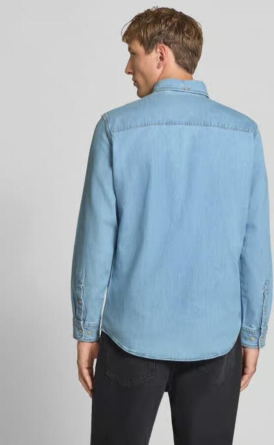 Jack & jones Regular Fit jeanshemd met borstzak model 'BROOK' - Foto 5