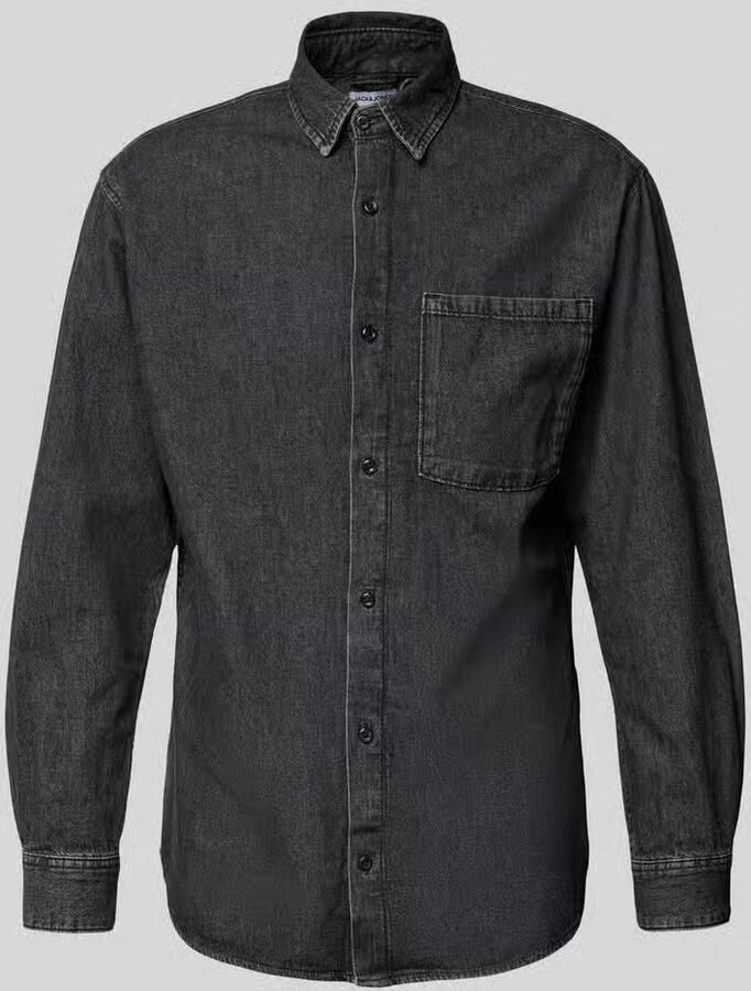 Jack & jones Regular fit jeansoverhemd met borstzak model 'CREEK' - Foto 6