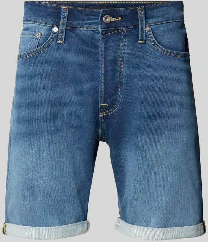JACK & JONES JEANS INTELLIGENCE JJIRICK JJICON denim regular short blue denim - Foto 6