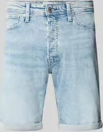 JACK & JONES JEANS INTELLIGENCE JJIRICK JJIORIGINAL denim regular short light blue denim - Foto 5