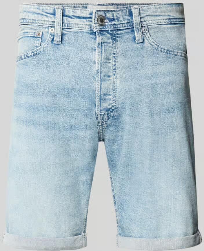 JACK & JONES JEANS INTELLIGENCE JJIRICK JJIORIGINAL denim regular short light blue denim - Foto 6
