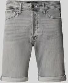 JACK & JONES JEANS INTELLIGENCE JJIRICK JJIORIGINAL denim regular short grey denim - Foto 5