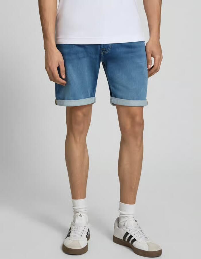 JACK & JONES JEANS INTELLIGENCE JJIRICK JJICON denim regular short blue denim - Foto 6