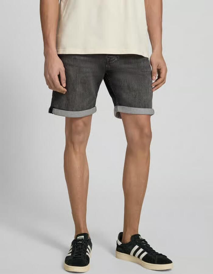 JACK & JONES JEANS INTELLIGENCE regular bermuda short JJIRICK JJICON black denim - Foto 8