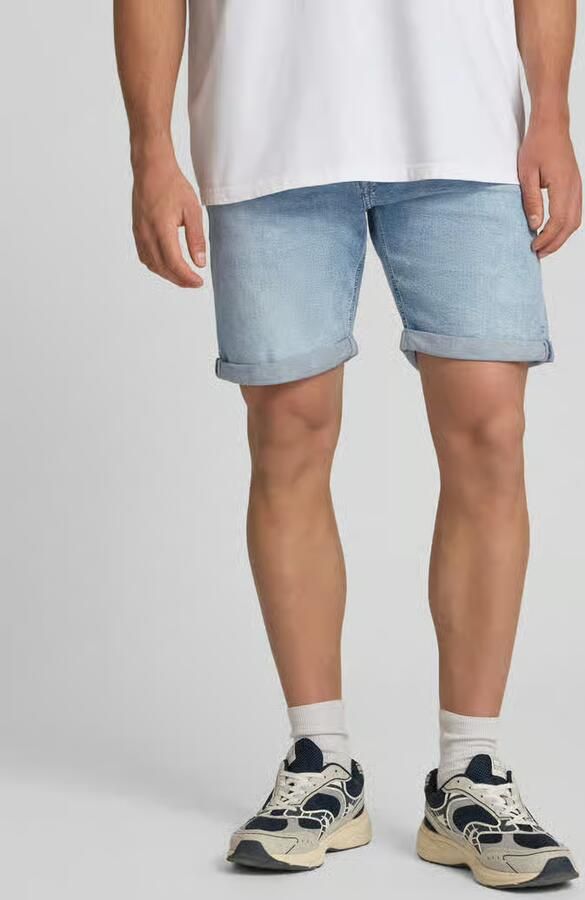 JACK & JONES JEANS INTELLIGENCE JJIRICK JJIORIGINAL denim regular short light blue denim - Foto 6