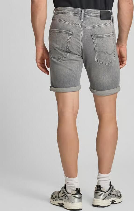 JACK & JONES JEANS INTELLIGENCE JJIRICK JJIORIGINAL denim regular short grey denim - Foto 6