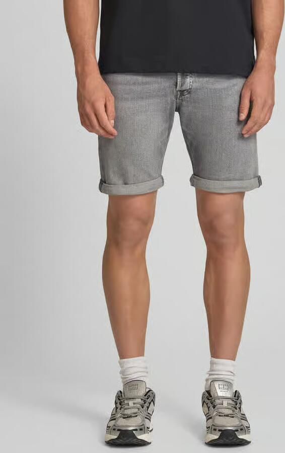 JACK & JONES JEANS INTELLIGENCE JJIRICK JJIORIGINAL denim regular short grey denim - Foto 7