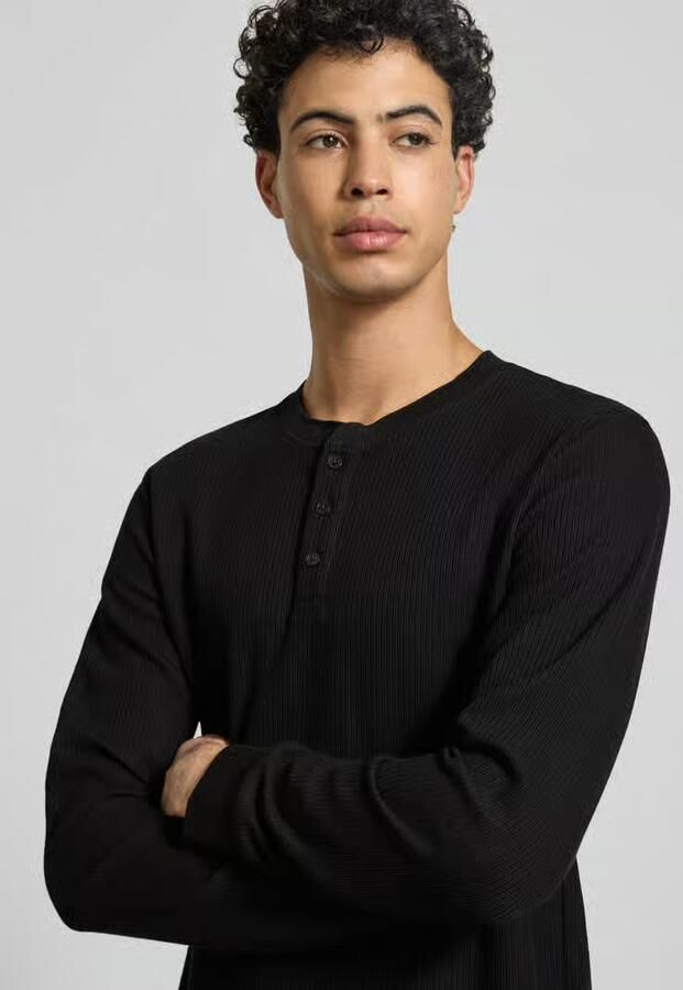 Jack & jones regular fit longsleeve in brei-look model 'Niagara' - Foto 2