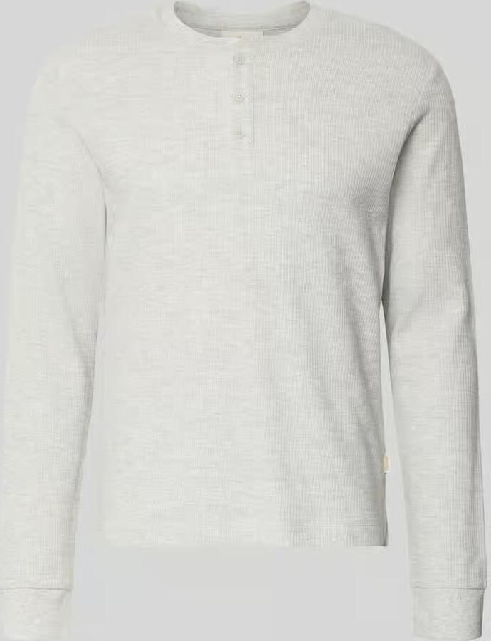 Jack & jones regular fit longsleeve in brei-look model 'Niagara'
